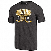 Boston Bruins Fanatics Branded Black Line Shift Tri Blend T-Shirt,baseball caps,new era cap wholesale,wholesale hats